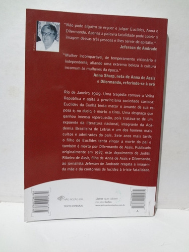 Anna De Assis História Um Trágico Amor Judith Ribeiro Assis