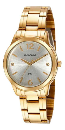 Relógio Mondaine Feminino Analógico Dourado 99562lpmvde1