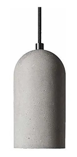 Lámpara Colgante Cemento Industrial