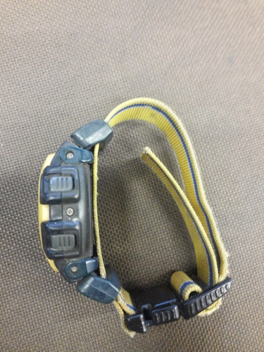 Relogio Raro Vintage G Shock Dw-003 Amarelo Pulseira Origina