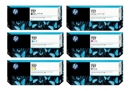 Cartuchos Hp 727 300ml Hp Para T2500/t920/t930/t1500 