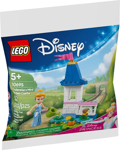 Lego Disney Mini Castillo Jardín De Cenicienta Polybag 30695 Cantidad De Piezas 52