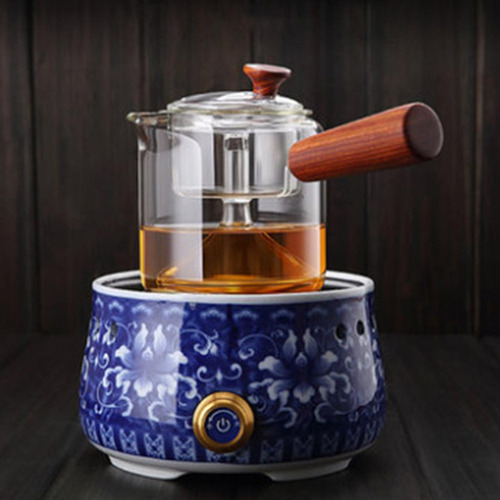 Qk Bule Vidro Borosilicato Chaleira 500ml Com Cabo