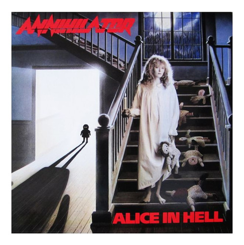 Annihilator Alice In Hell Translucent Red Edit Vinilo Nuevo