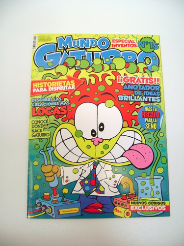 Revista Mundo Gaturro 15 Inventos 2014 Impecable Ok Boedo (Usado)