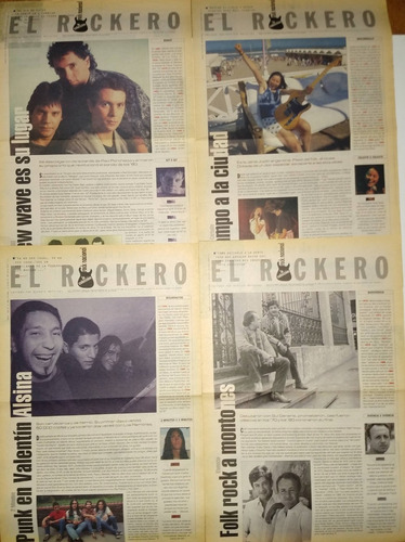 Lote 43 Ejemplares Suplemento El Rockero Revista Noticias