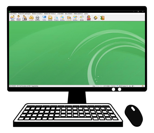 Programa Controle De Estoque, Vendas E Contas A Receber V1.0