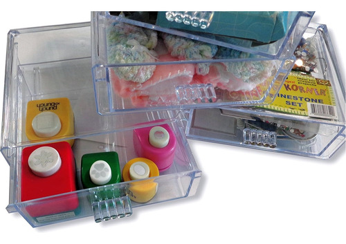Cajón Apilable De Acrílico Transparente Para Maquillaje Y Ac
