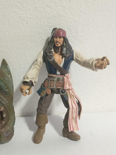 Figura De Jack Sparrow Y Kraken Zissle Disney (Usado)