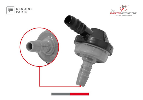 Valvula Pcv Admision Gm Parts Trax 1.8 2013 2014 Original