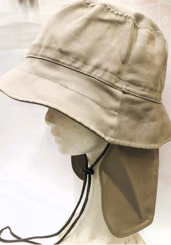 Gorro Sombrero Jungla C Cubre Nuca Legionario En Gabardina B