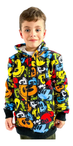 Buzo Niños Unisex Con Friza Personajes Estampado Sheli 2434