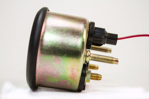Imagen 2 de 6 de Reloj Instrumental Amperimetro Tuning 52mm Qkl Blanco