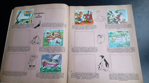 Álbum Vocabulario General Enciclopedia Mensual Topo Gigio E (Usado)