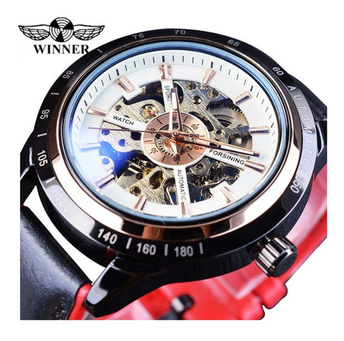 Reloj Mecánico Forsining Fashion Skeleton Para Hombre