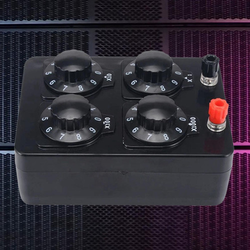 Caja De Resistencia Variable Instrumento De 0-9999 Ohmios