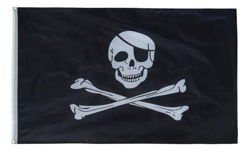 Bandera Pirata Piratas Del Caribe Jack Sparrow Barbanegra