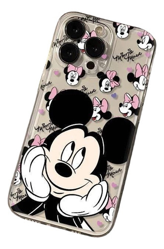 Funda For iPhone Compatible With iPhone 16 Pro Max/15 Pro Max/14 Pro Max /13 Pro Max/12 Pro Max/11 Mickey Mouse 00255