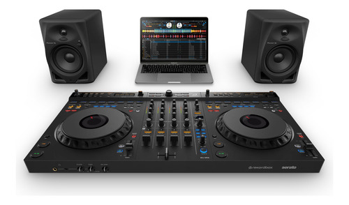 Controladora Dj Consola Alpha Theta Grv-6 4 Canales - Plus