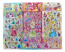 Comprar Stickers Con Relieve De Princesas Disney X 21 Planchas  M11