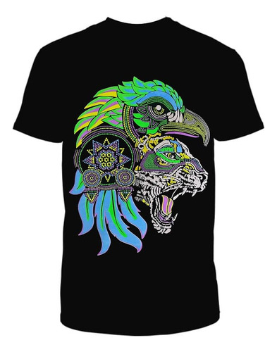 Camiseta Hombre Aguila Jaguar Negra