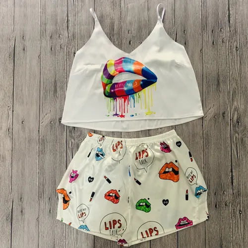 Pijama Para Mujer, Pijama De Seda Para Niñas, Ropa De Dormir