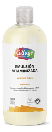  Emulsion Vitaminizada Vitaminas A & E X 500 Ml Collage