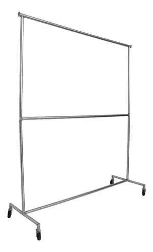 Rack Para Colgar Ropa De Acero, Resistente Y Desarmable