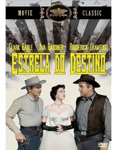 Estrela Do Destino - Dvd - Clark Gable - Ava Gardner