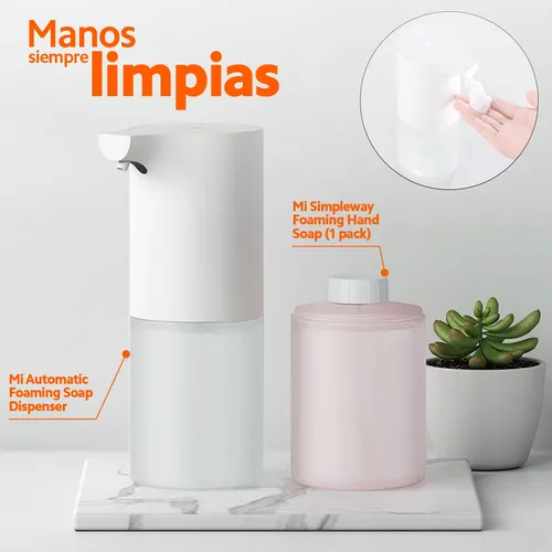 Kit Dispensador Jabón Automático Xiaomi + Jabon Liquido 300