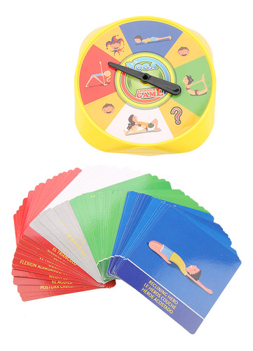 Juego Interactivo De Cartas Para Niños Con Postura De Yoga P