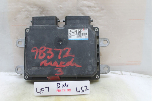 2012-2013 Mazda 3 2.0l At Engine Control Unit Ecu Lfje18 Tty