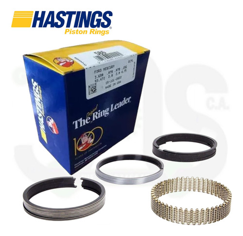 Juego De Anillos 060 Ford 200 250 Hastings