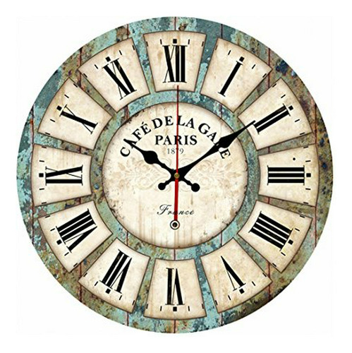 Reloj De Pared Paris 12  Estilo Francés_decoris.