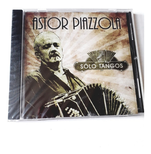 Cd    Astor Piazzolla    Solo Tangos      Nuevo