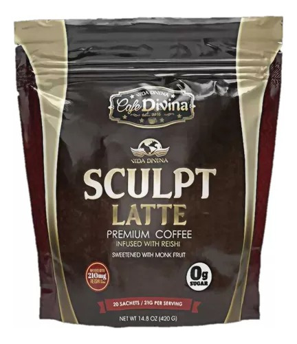 Café Sculpt Latte Vida Divina 20 Sobres 