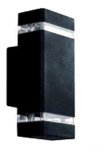 Imagen 2 de 10 de Aplique Bidireccional Exterior 2 Gu10 Apto Led Candil Mao
