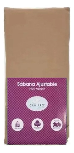 Sabanas Ajustables Camaro Twin 1 Y 1/2 Plazas 100% Algodón 