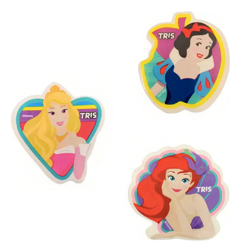 Borracha Tris Princesas Disney Ariel Tris