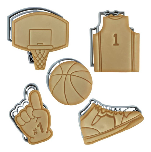 Moose Goods Juego 5 Cortador Galleta Baloncesto Deportivo