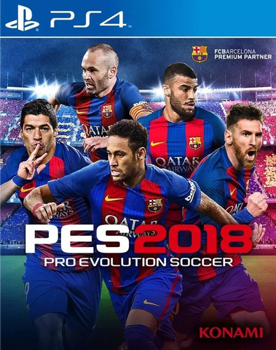 Pes 2018 Pro Evolution Soccer Juego Físico Ps4