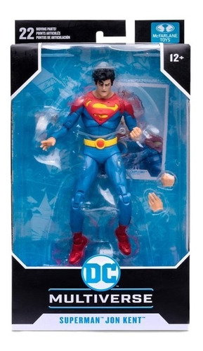 Super Man- Jon Kent- Dc Future State Mcfarlane Toys