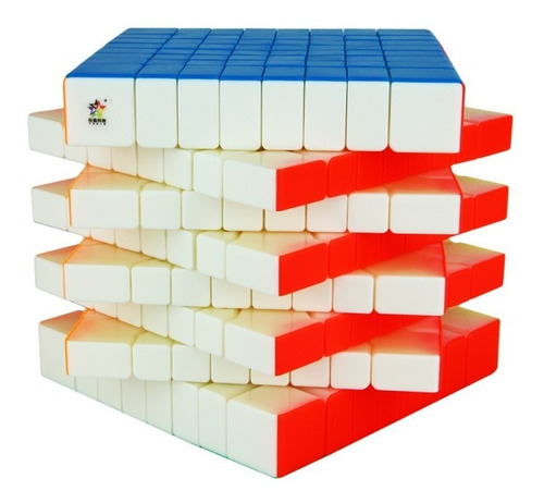 Imagem 2 de 5 de Cubo Mágico 8x8x8 Yuxin Little Magic Colorido Pronta Entrega