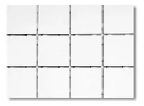 Comprar Ceramico 10x10 Blanco Brillante - Blanco Mate En Malla