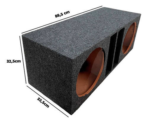 Caixa 2 12 Pol Tr620 Cone Seco Corneteira Separada + Módulos