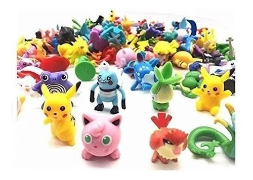 Pokemon 72 Figuritas + 1 Pokebola (envio Gratis) 