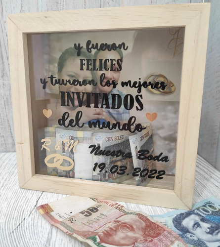 Imagen 2 de 3 de Alcancía Personalizada - Regalos Parejas - San Valentín