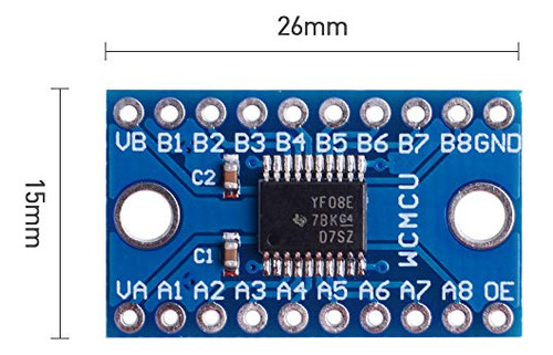 Convertidor Bi-di De Nivel Lógico Geeekpi Txs0108e De 8 Cana