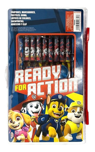Set De Arte Paw Patrol 40 Piezas Marcadores Cresko