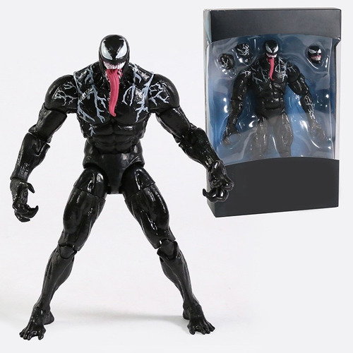 Figura De Acción Marvel Legends Serie Spider-man 18cm Venom